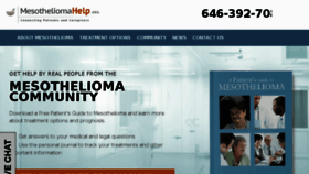 What Mesotheliomahelp.net website looked like in 2016 (7 years ago)