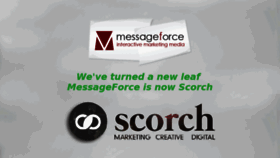 What Messageforce.net website looked like in 2016 (7 years ago)