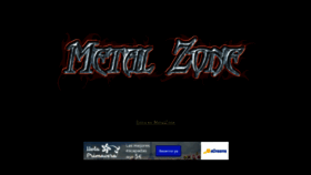 What Metalzone.biz website looked like in 2016 (7 years ago)