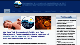 What Metropolitanacupuncture.com website looked like in 2016 (7 years ago)