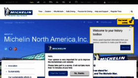 What Michelin-us.com website looked like in 2016 (8 years ago)