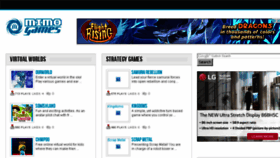 What Mimogames.com website looked like in 2016 (7 years ago)