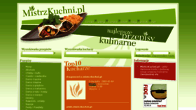 What Mistrzkuchni.pl website looked like in 2016 (8 years ago)