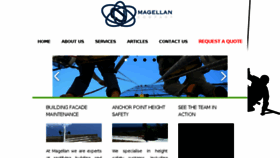 What Magellancompany.com.au website looked like in 2016 (7 years ago)