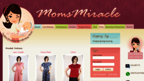 What Momsmiracle.com website looked like in 2016 (7 years ago)