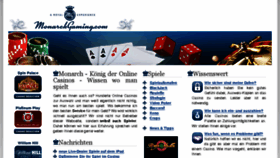 What Monarchgaming.com website looked like in 2016 (7 years ago)