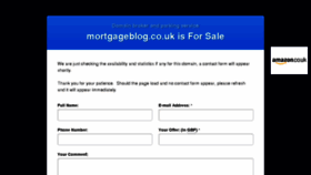 What Mortgageblog.co.uk website looked like in 2016 (8 years ago)