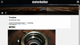 What Motorkultur.com website looked like in 2016 (8 years ago)