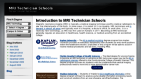 What Mritechnicianschools.net website looked like in 2016 (7 years ago)