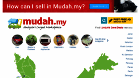 What Mudah.com.my website looked like in 2016 (8 years ago)