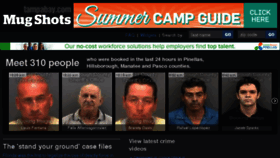 What Mugshots.tampabay.com website looked like in 2016 (7 years ago)