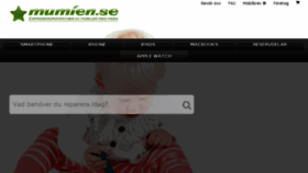 What Mumien.se website looked like in 2016 (8 years ago)