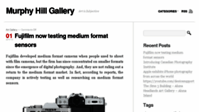 What Murphyhillgallery.com website looked like in 2016 (8 years ago)