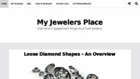What Myjewelersplace.com website looked like in 2016 (8 years ago)