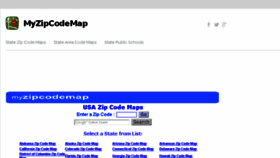 What Myzipcodemap.com website looked like in 2016 (8 years ago)