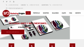 What Marketingdirigido.com website looked like in 2016 (7 years ago)