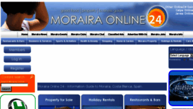 What Morairaonline24.com website looked like in 2016 (8 years ago)