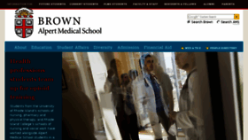 What Med.brown.edu website looked like in 2016 (8 years ago)