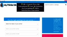 What Myprinterink.co.uk website looked like in 2016 (8 years ago)