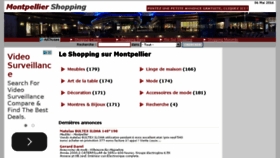 What Montpelliershopping.fr website looked like in 2016 (7 years ago)