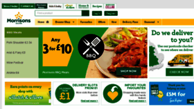 What Morrisons.co.uk website looked like in 2016 (7 years ago)