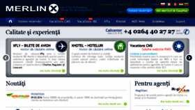 What Merlin-x.ro website looked like in 2016 (8 years ago)