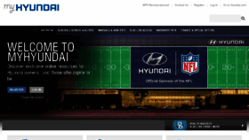 What Myhyundai.com website looked like in 2016 (8 years ago)