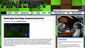 What Minecraftblog.com website looked like in 2016 (8 years ago)