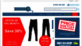 What Myworkwear.co.uk website looked like in 2016 (8 years ago)