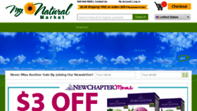 What Mynaturalmarket.com website looked like in 2016 (7 years ago)