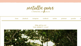 What Metallicpaws.com website looked like in 2016 (8 years ago)