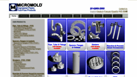 What Micromold.com website looked like in 2016 (8 years ago)
