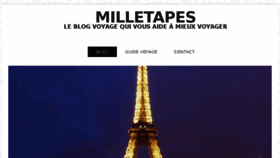 What Milletapes.com website looked like in 2016 (7 years ago)