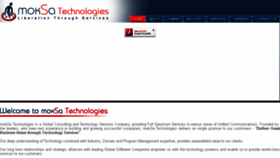 What Moksatechnologies.com website looked like in 2016 (7 years ago)