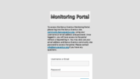 What Monitoring.bonuseventus.org website looked like in 2016 (7 years ago)