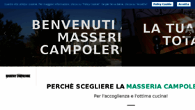 What Masseriacampolerose.it website looked like in 2016 (8 years ago)