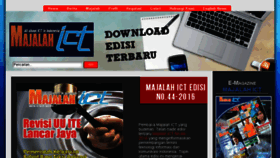What Majalahict.com website looked like in 2016 (8 years ago)