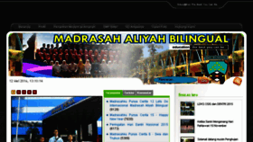 What Madrasahaliyahbilingual.sch.id website looked like in 2016 (8 years ago)