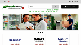 What Meds-easy.com website looked like in 2016 (7 years ago)