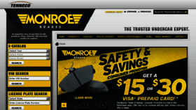 What Monroebrakes.com website looked like in 2016 (7 years ago)