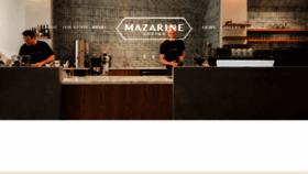 What Mazarinecoffee.com website looked like in 2016 (8 years ago)
