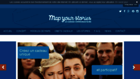 What Mapyourstories.com website looked like in 2016 (7 years ago)