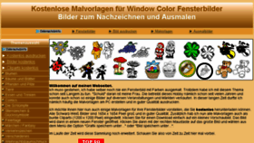 What Malvorlagen-fensterbilder.de website looked like in 2016 (7 years ago)