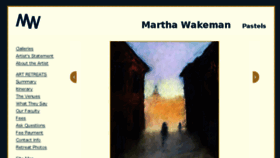 What Marthawakeman.com website looked like in 2016 (7 years ago)