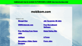 What Mobikom.com website looked like in 2016 (8 years ago)