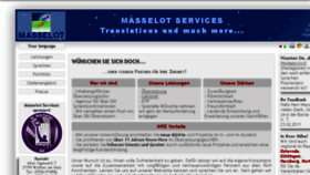 What Masselot.eu website looked like in 2016 (7 years ago)