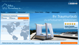 What Mein-ferienhaus-in.de website looked like in 2016 (7 years ago)