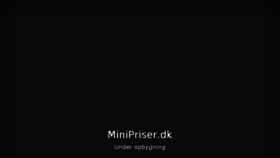 What Minipriser.dk website looked like in 2016 (7 years ago)