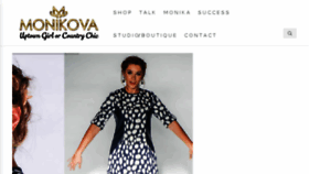 What Monikova.ca website looked like in 2016 (7 years ago)