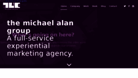 What Michael-alan.com website looked like in 2016 (7 years ago)